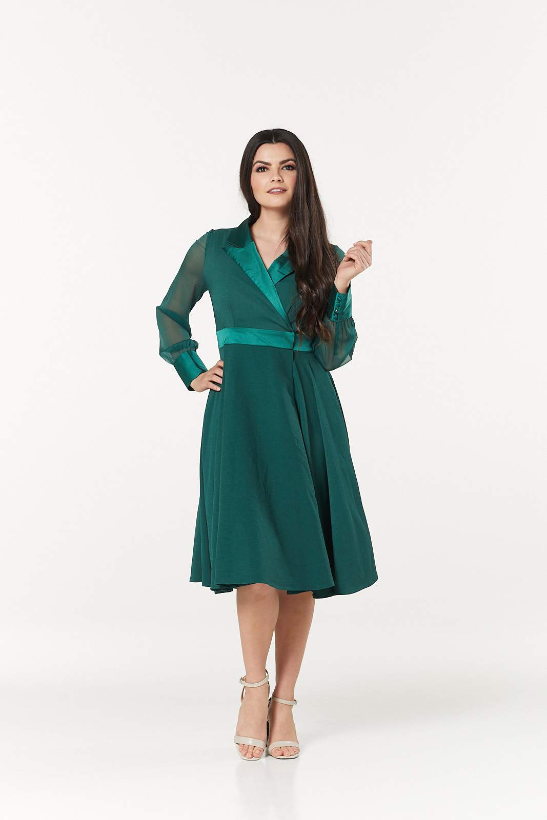 Vestidos Morgan Verde talla S International de en Viscosa - 21496333